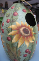 sunflower birdhouse xsmall